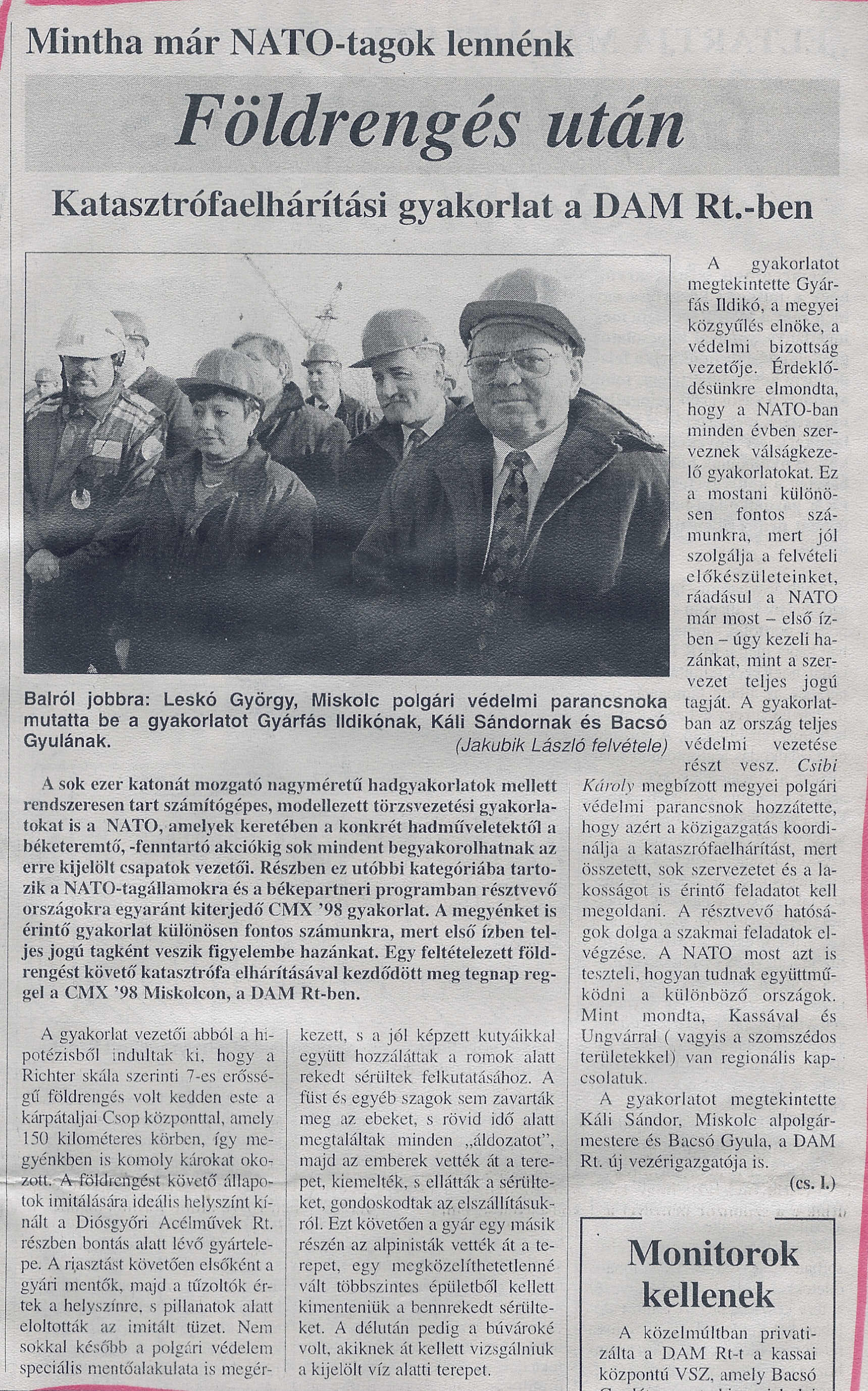 1998-Miskolc Diósgyőri Acélművek DAM