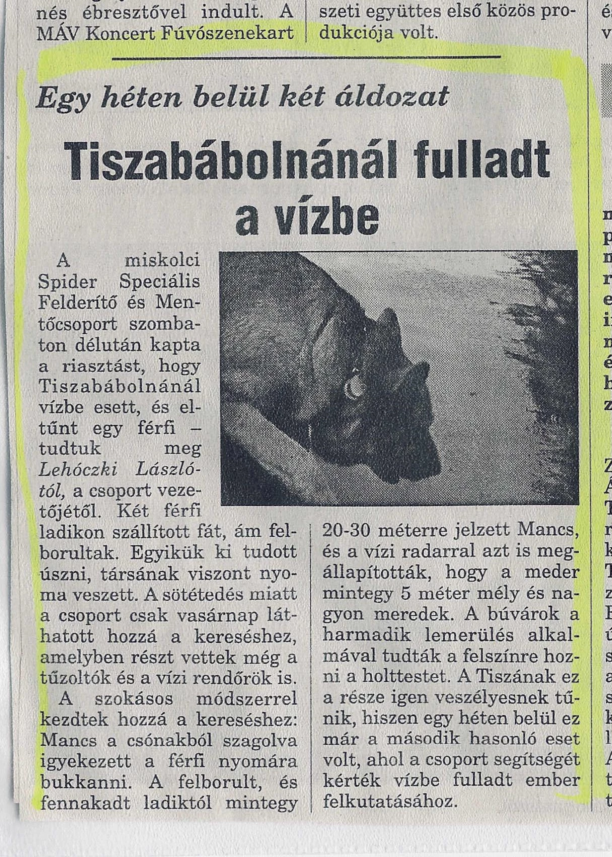 2001 Tiszabábolna