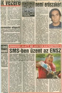 SMS-ben üzent az ENSZ