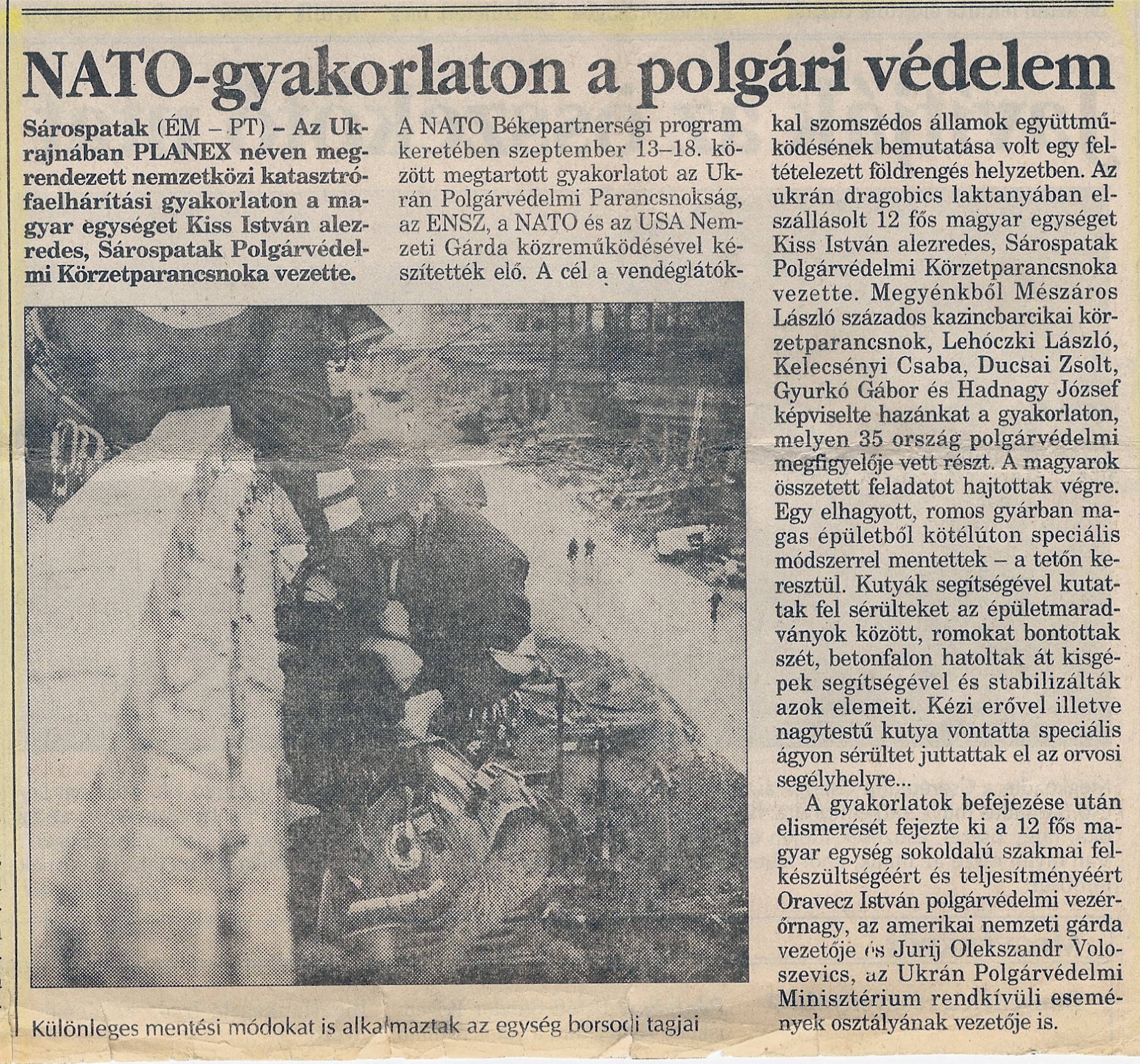 2005-01-15 Planex NATO gyakorlat 